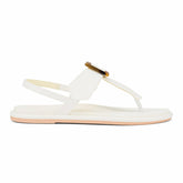 Olukai La‘i T-Bar Strappy Sandals - White | Women Water-Friendly