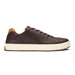 Olukai Lae‘ahi Lī ‘Ili Leather Sneakers - Dark Java | Men Water-Friendly