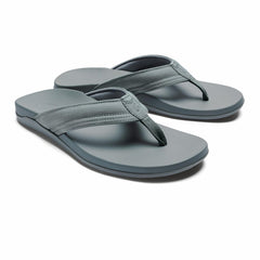 Olukai Maha Recovery Comfortable Beach Sandals - Cooler Grey | Men Water-Friendly