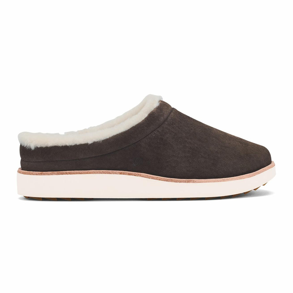 Olukai Mani - Dark Oak / Golden Sand – OluKai | Women Arch Support