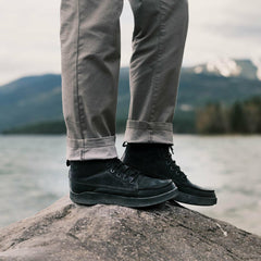 Olukai Mōlina Suede Leather Boots - Lava Rock | Men Leather