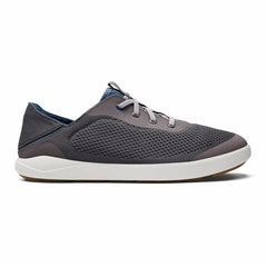 Olukai Moku Pae Boat Shoes - Pavement / Vintage Blue | Men Water-Friendly