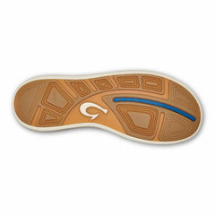 Olukai Moku Pae Boat Shoes - Trench Blue / Off White | Men Boat Shoes