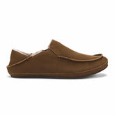 Olukai Moloā Leather Slippers - Kona Coffee | Men Cold Weather