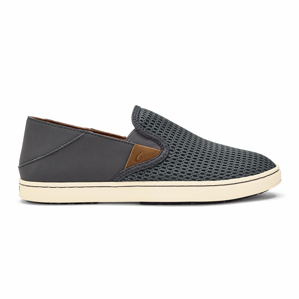Olukai Pehuea Breathable Slip-On Sneakers - Pavement | Women Slip-On