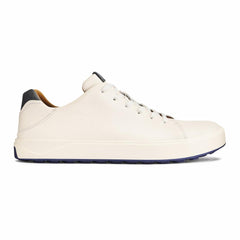 Olukai Wai‘alae Waterproof Leather Golf Shoes - White | Men Golf
