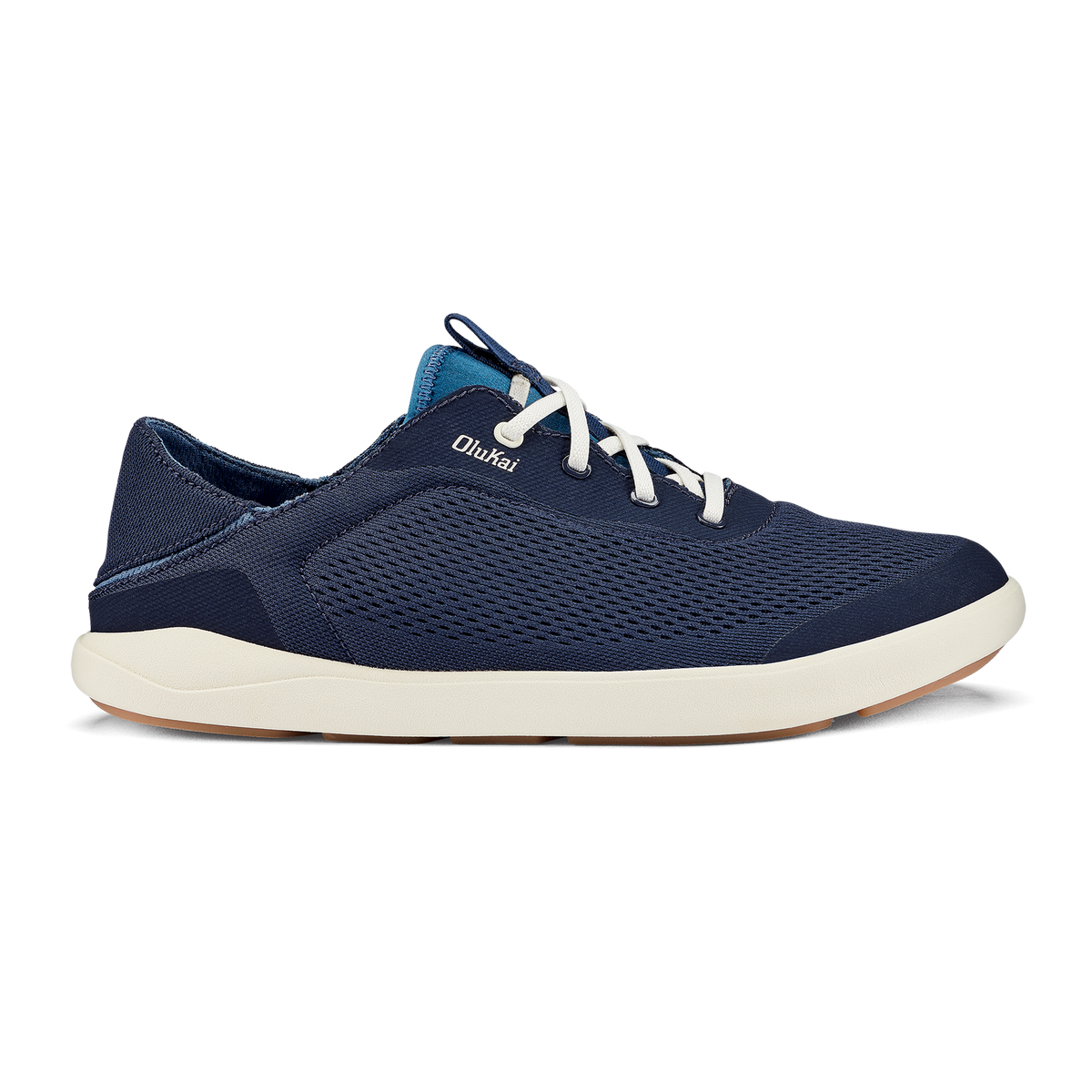 Moku Pae Men's Boat Shoes - Trench Blue / Off White | OluKai Men