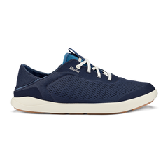 Moku Pae Men's Boat Shoes - Trench Blue / Off White | OluKai Men