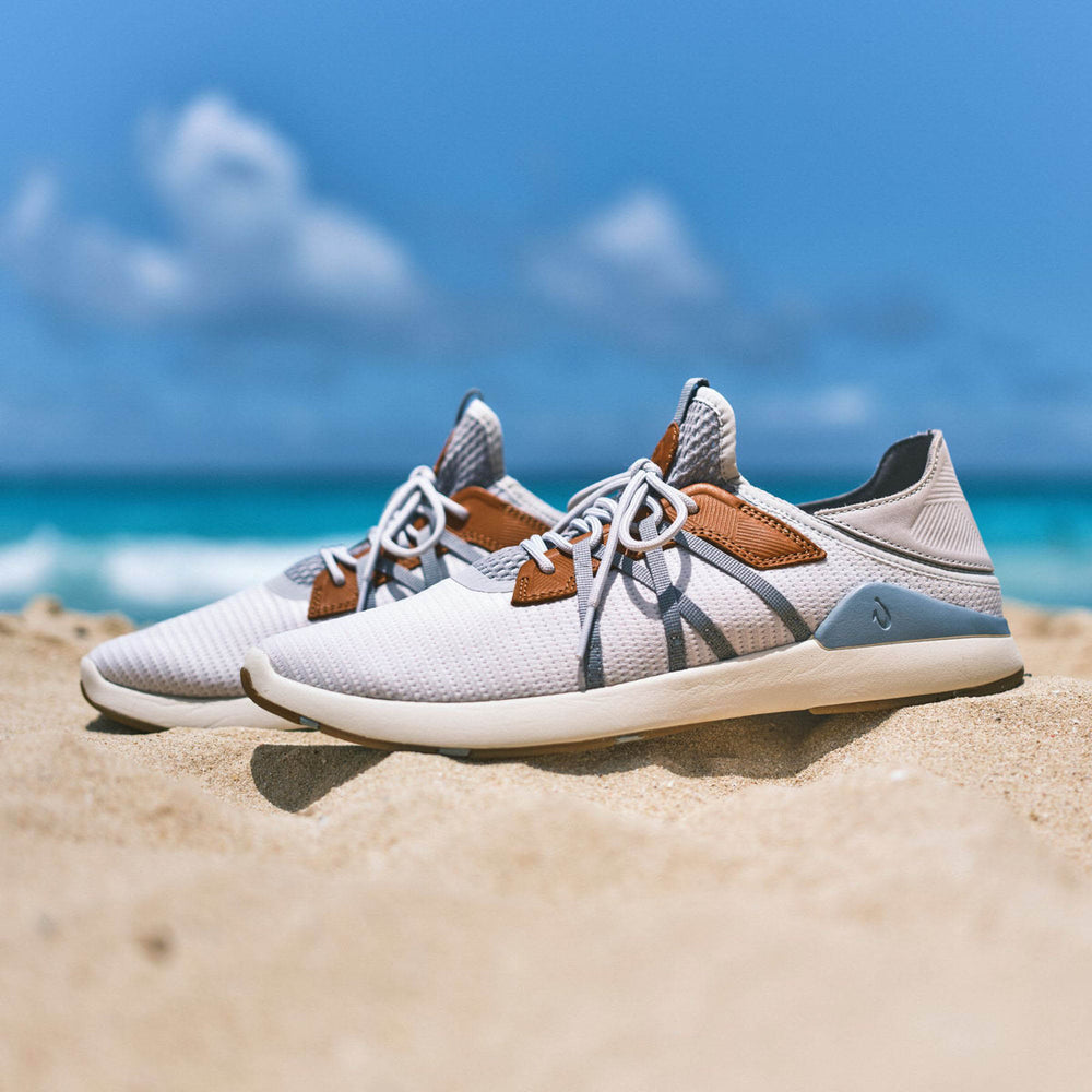 Mio Lī Men's Athletic Shoes - Mist Grey / Poi | OluKai Men