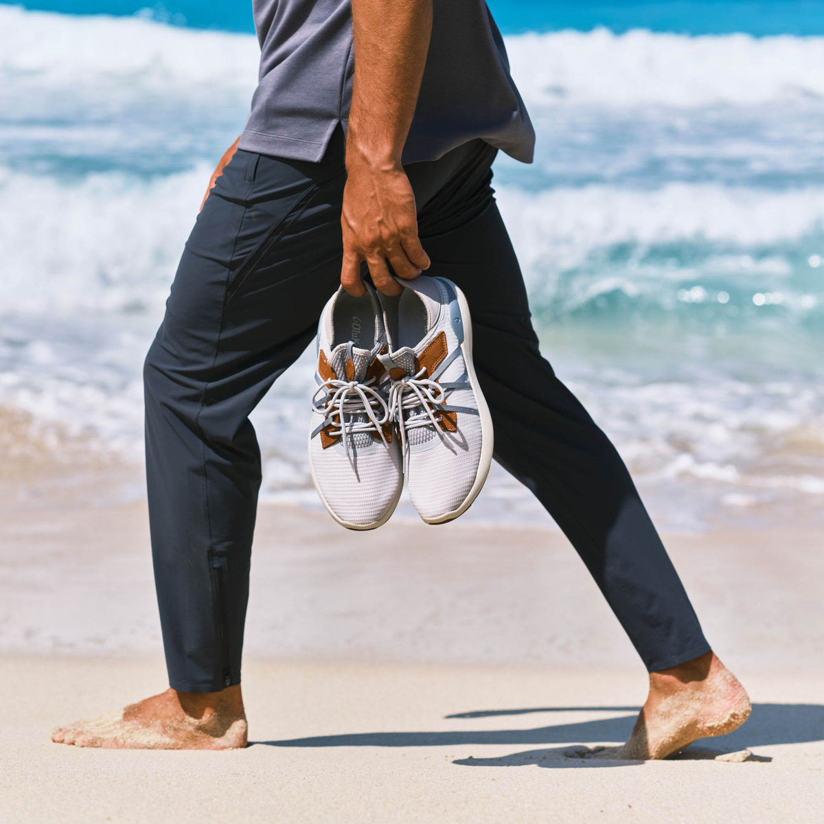 Mio Lī Men's Athletic Shoes - Mist Grey / Poi | OluKai Men