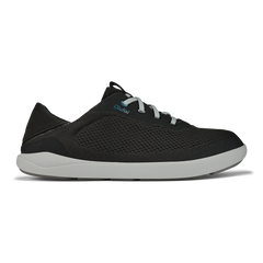 Moku Pae Men's Boat Shoes - Black / Blue Coral | OluKai Men