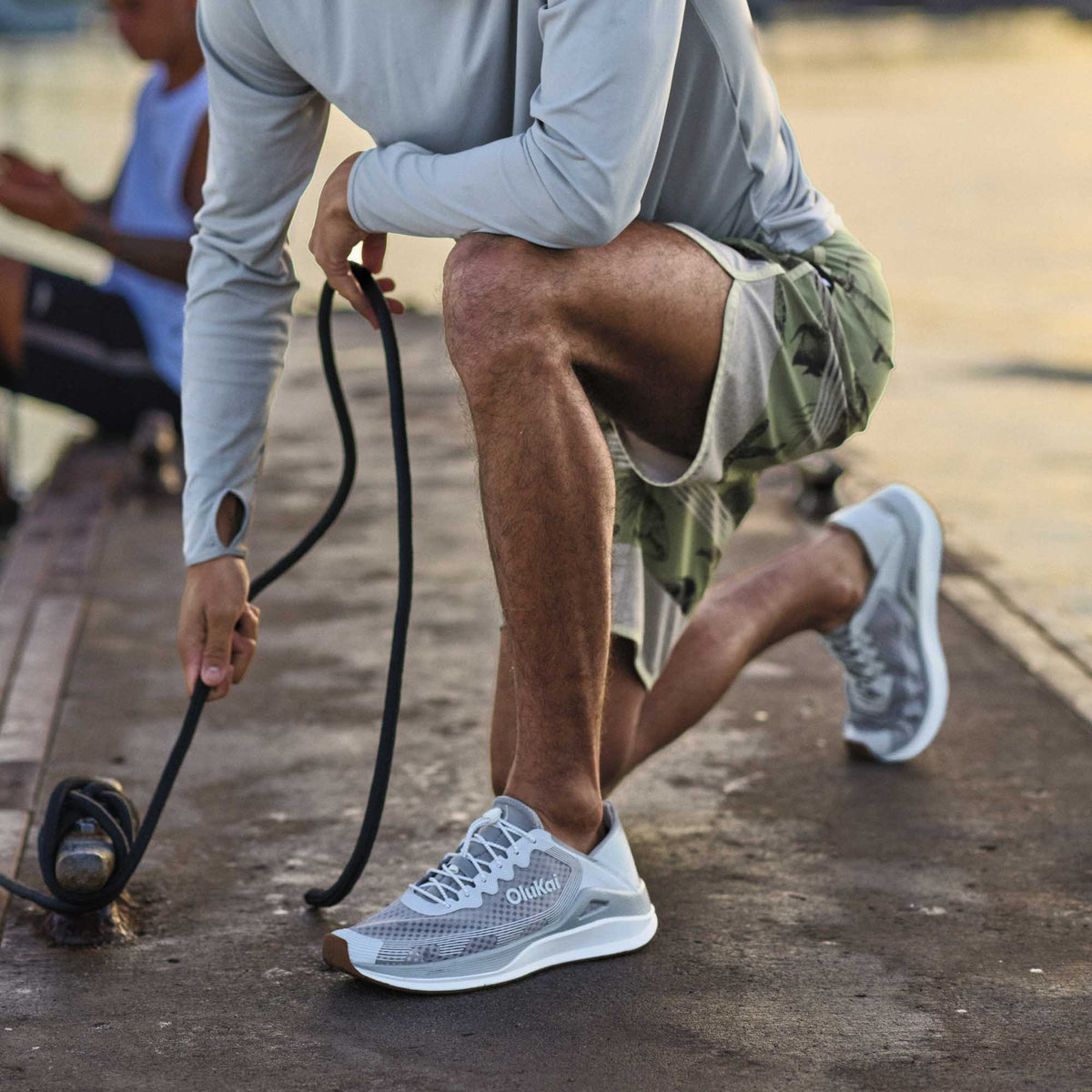 ‘Ahi Men’s Water Boat Shoes - Ash / Sterling | OluKai Men