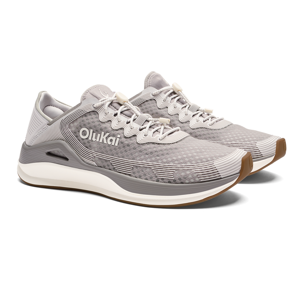 ‘Ahi Men’s Water Boat Shoes - Ash / Sterling | OluKai Men