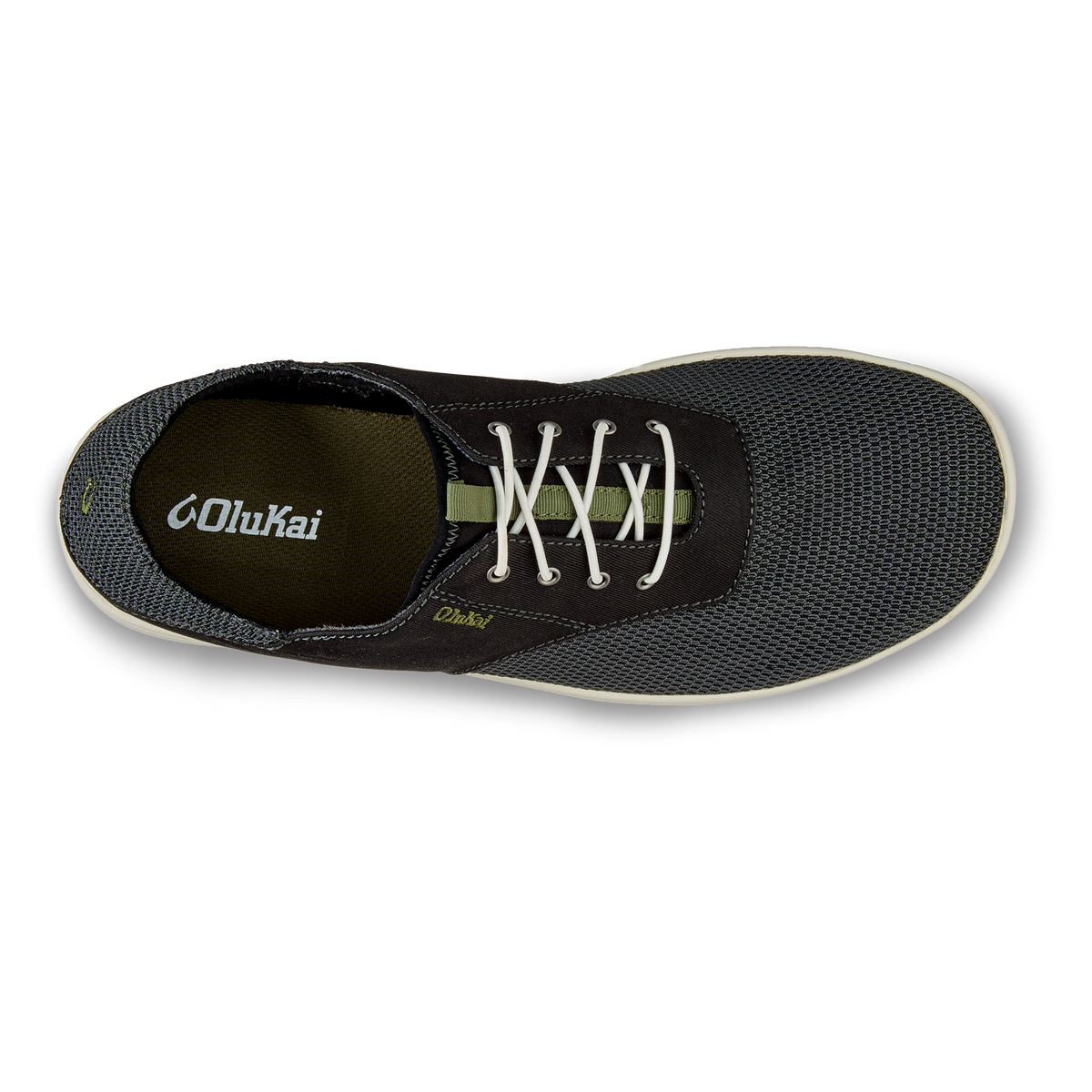 Nohea Moku Men's Boat Shoes - Black | OluKai Men