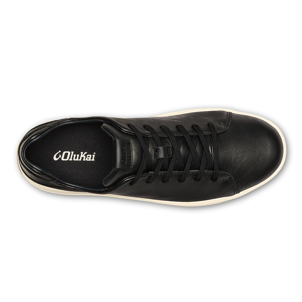 Lae‘ahi Lī ‘Ili Men's Leather Sneakers - Onyx | OluKai Men