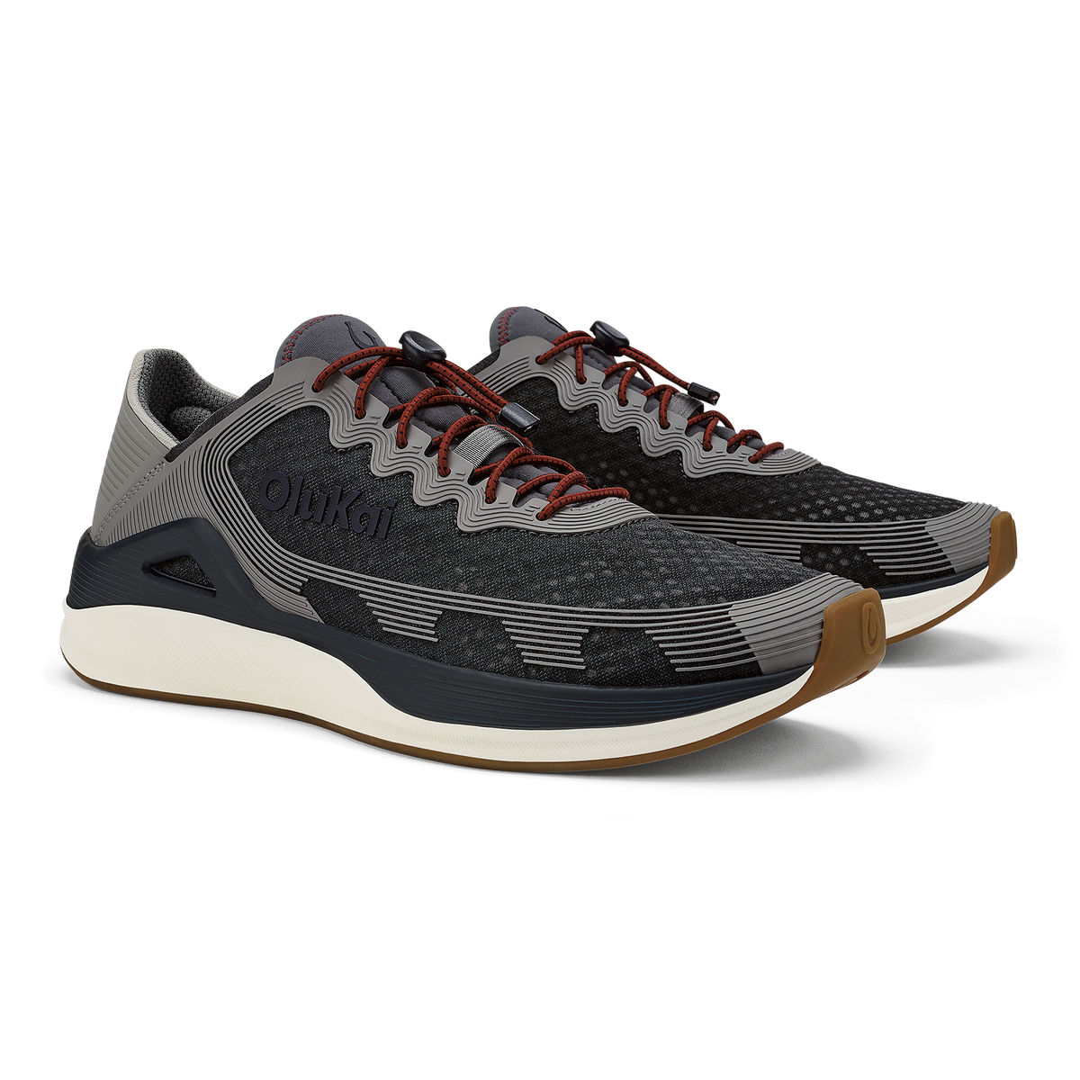 ‘Ahi Men’s Water Boat Shoes - Rock / Ash | OluKai Men
