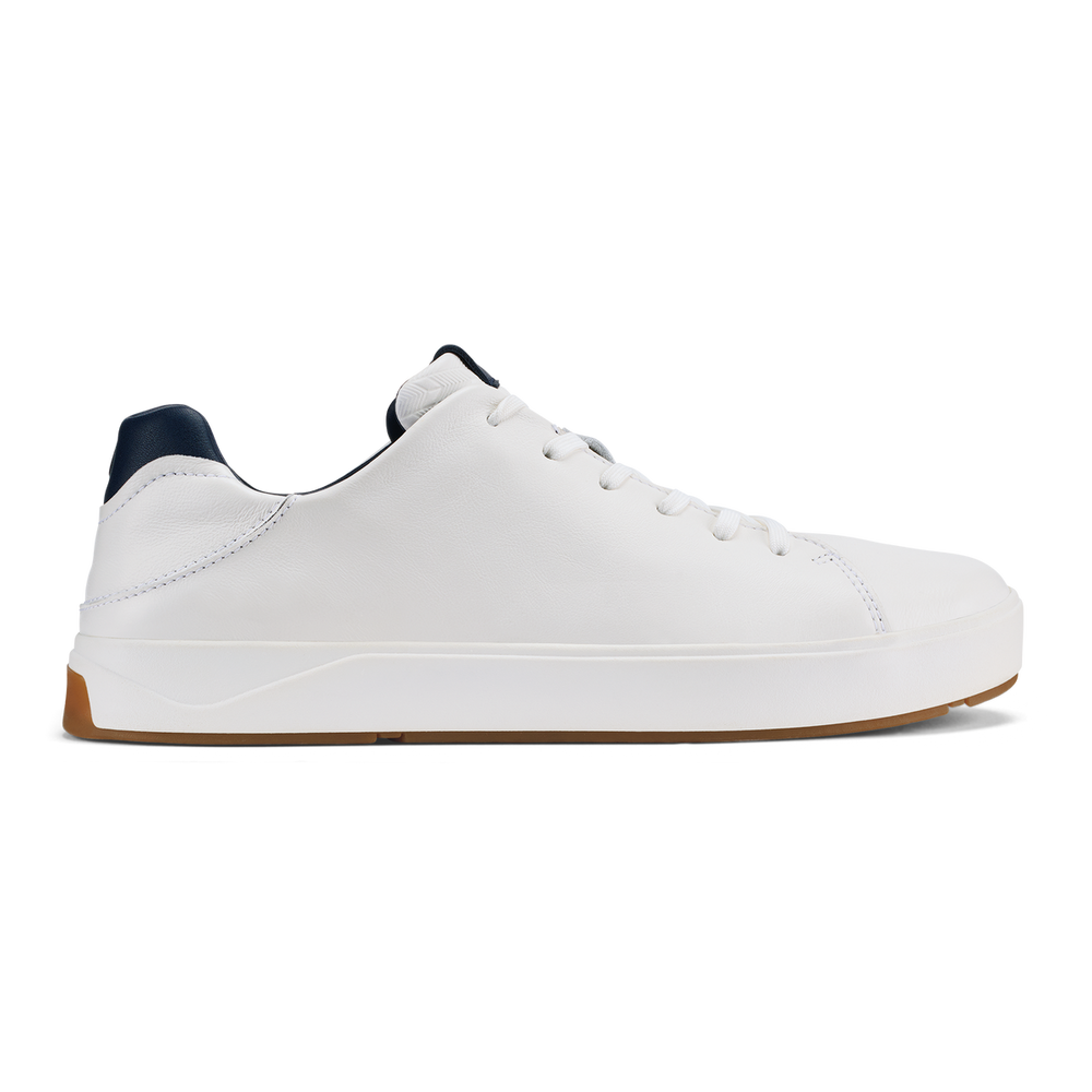 Lae‘ahi Lī ‘Ili Men's Sneakers - Bright White / Trench Blue | OluKai Men