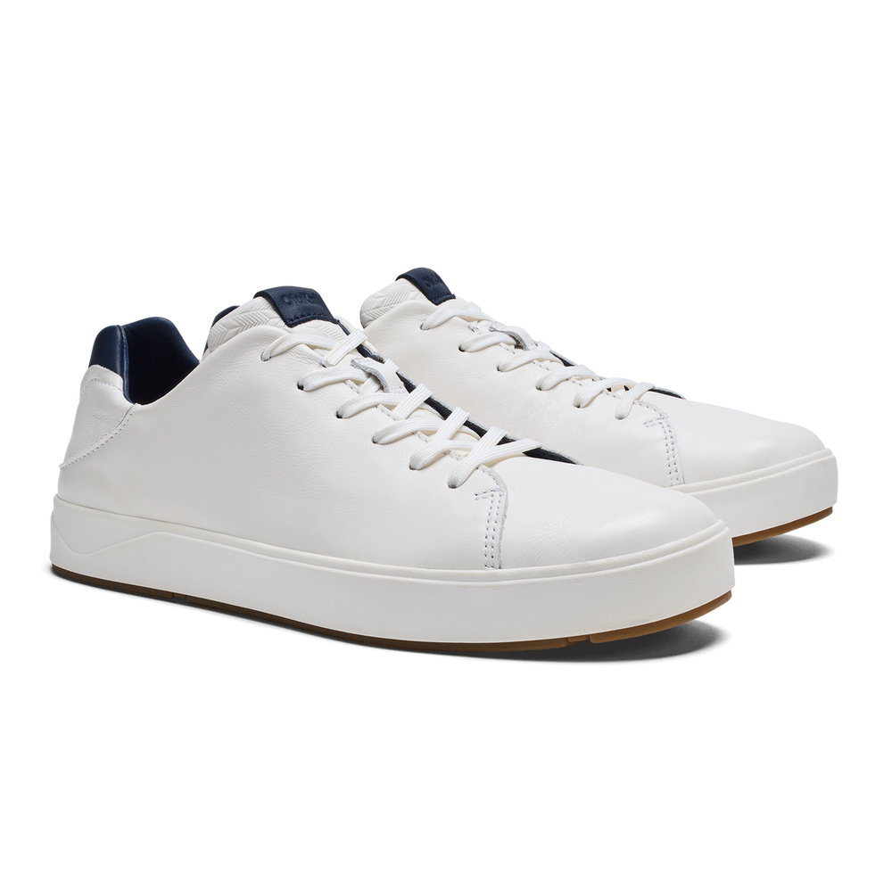 Lae‘ahi Lī ‘Ili Men's Sneakers - Bright White / Trench Blue | OluKai Men
