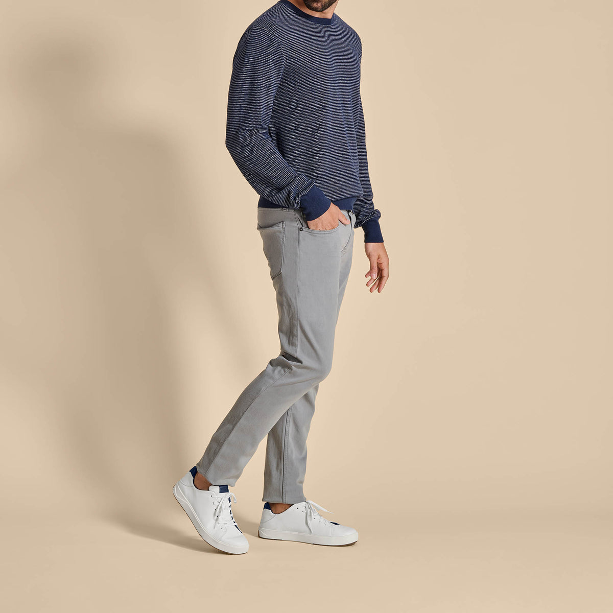 Lae‘ahi Lī ‘Ili Men's Sneakers - Bright White / Trench Blue | OluKai Men
