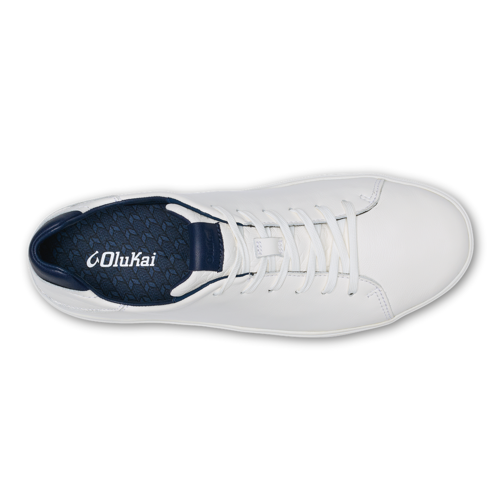 Lae‘ahi Lī ‘Ili Men's Sneakers - Bright White / Trench Blue | OluKai Men