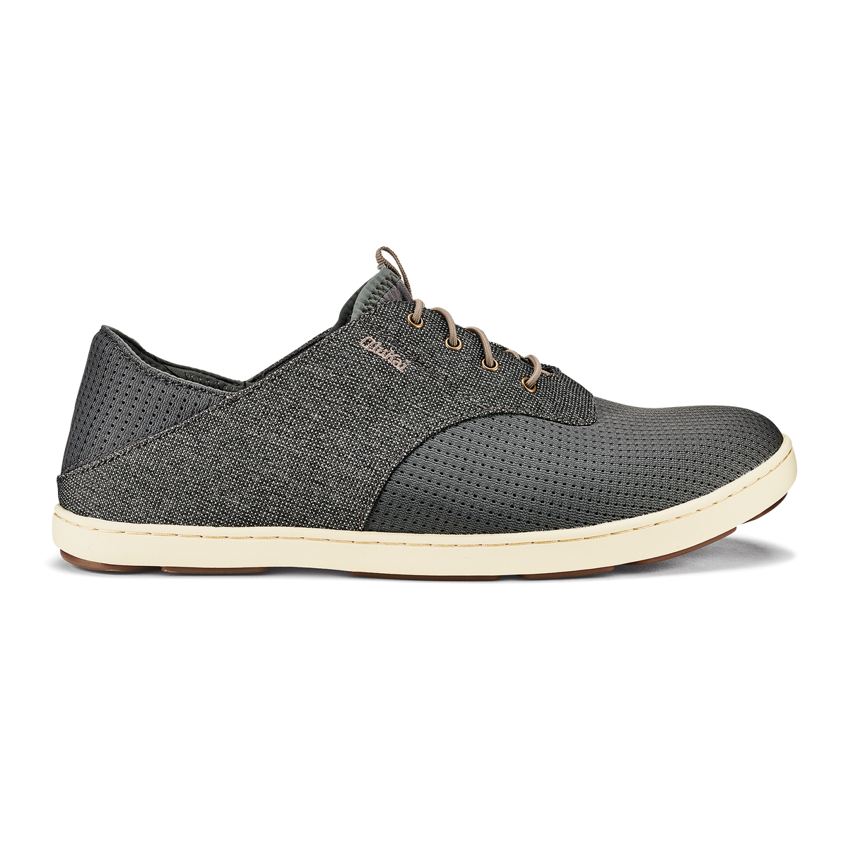 Nohea Moku Men's Boat Shoes - Charcoal / Clay | OluKai Men
