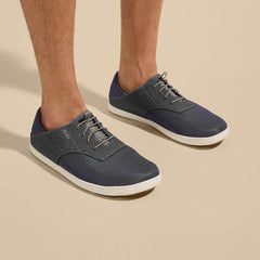 Nohea Moku Men's Boat Shoes - Charcoal / Clay | OluKai Men