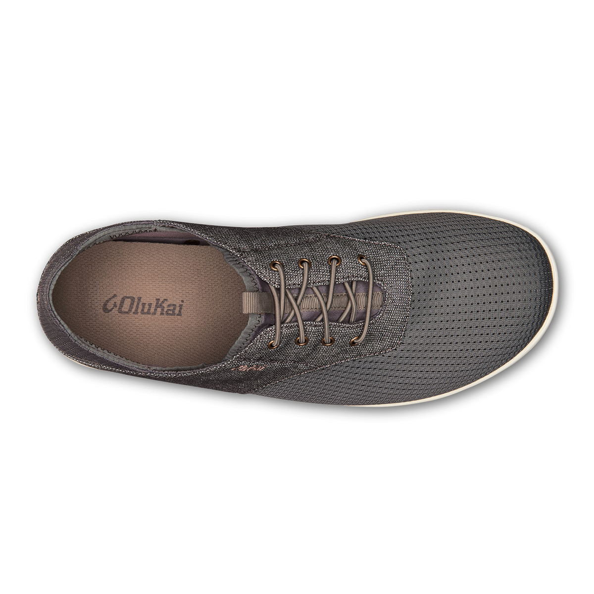 Nohea Moku Men's Boat Shoes - Charcoal / Clay | OluKai Men