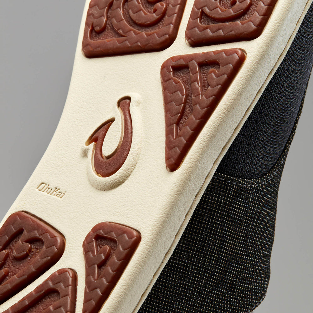 Nohea Moku Men's Boat Shoes - Charcoal / Clay | OluKai Men