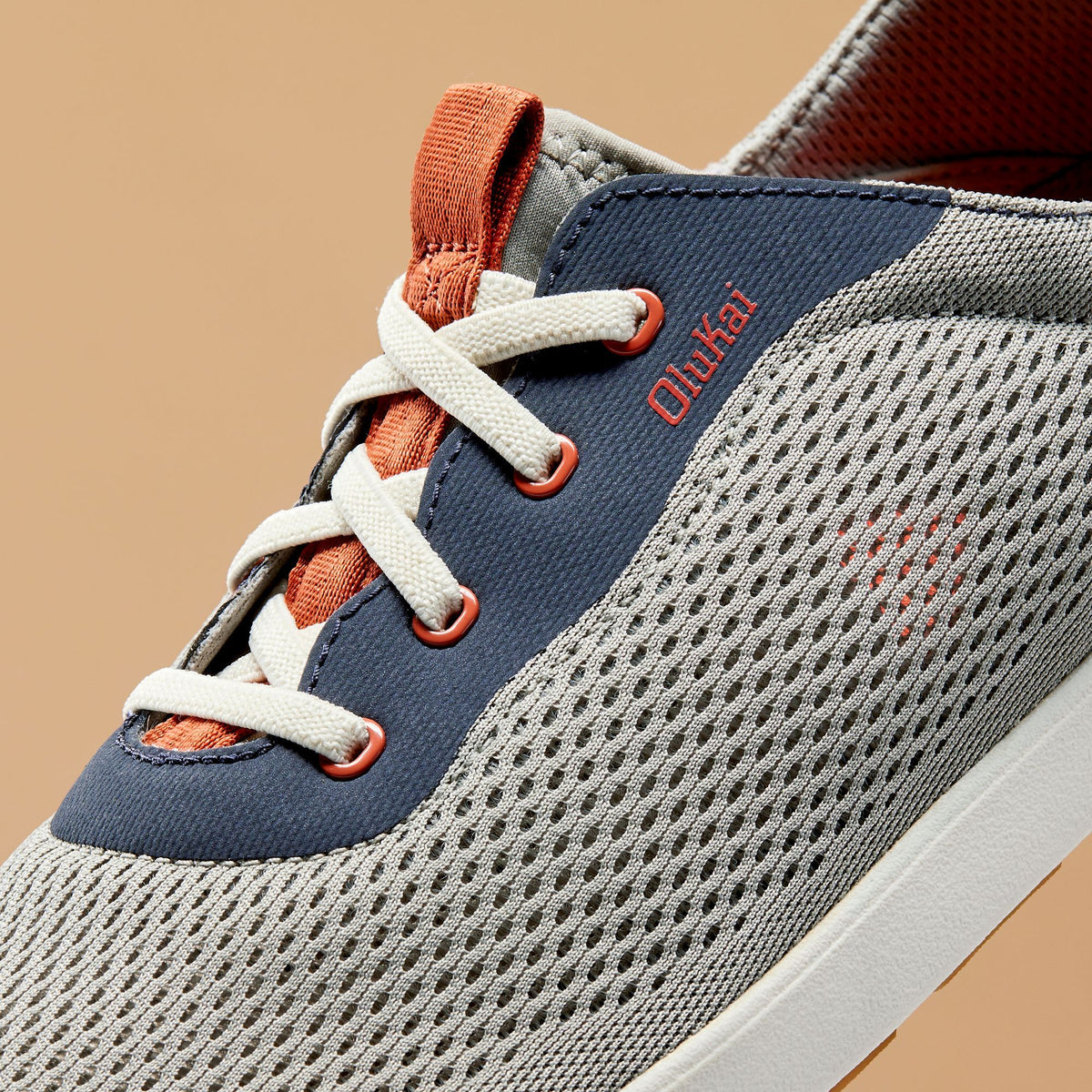 Moku Pae Men's Boat Shoes - Ash / Trench Blue | OluKai Men