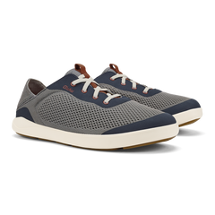 Moku Pae Men's Boat Shoes - Ash / Trench Blue | OluKai Men