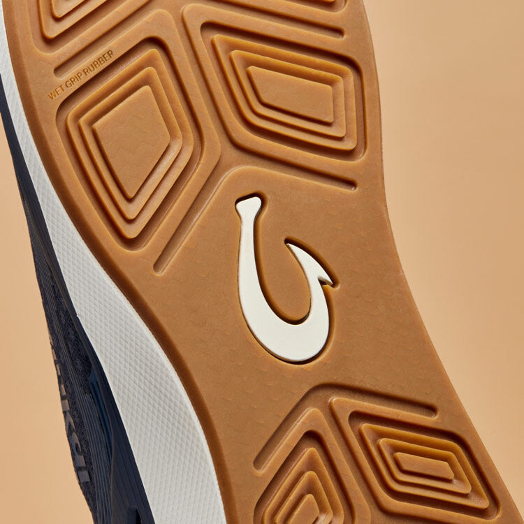 ‘Ahi Men’s Water Boat Shoes - Mood Indigo / Coastal Blue | OluKai Men