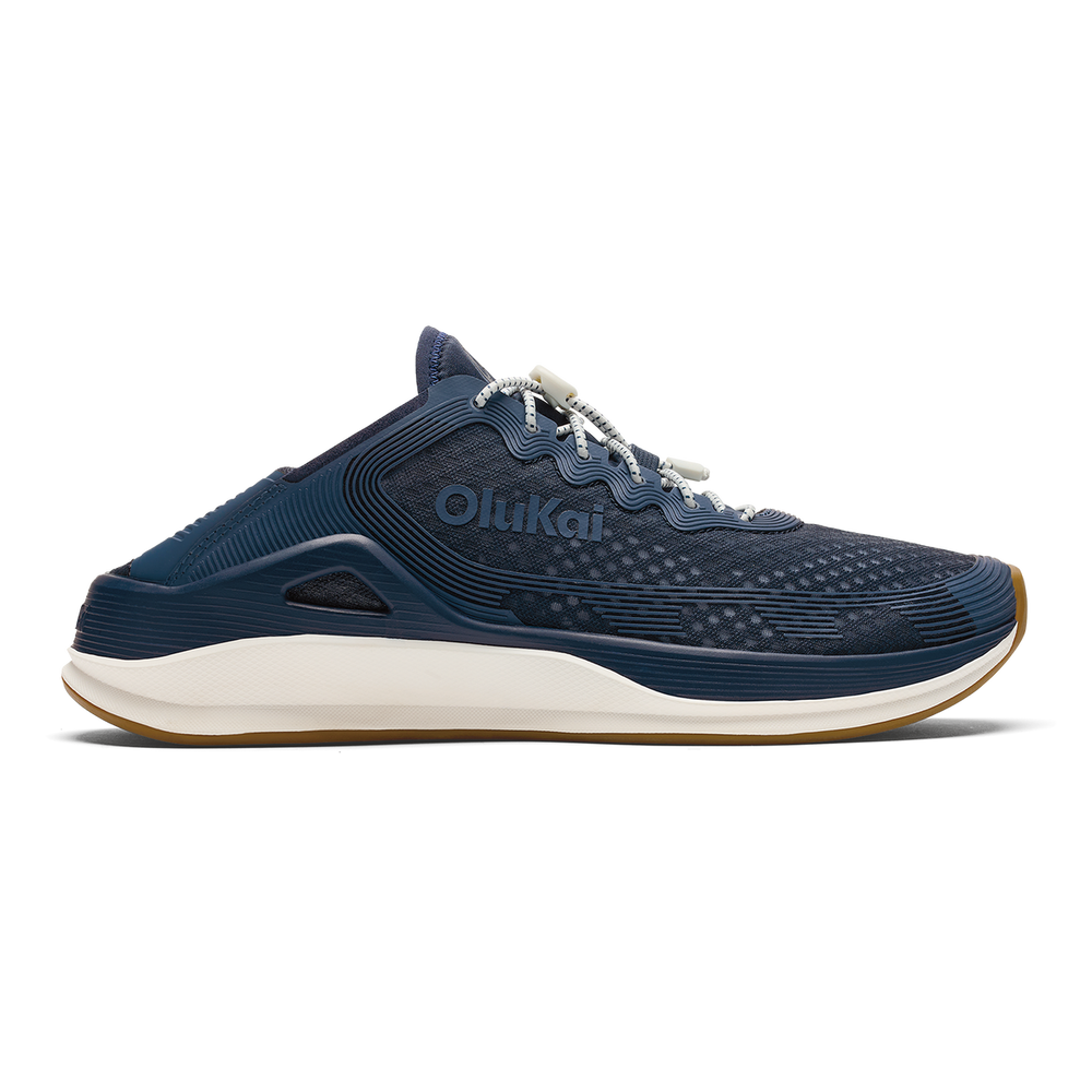 ‘Ahi Men’s Water Boat Shoes - Mood Indigo / Coastal Blue | OluKai Men