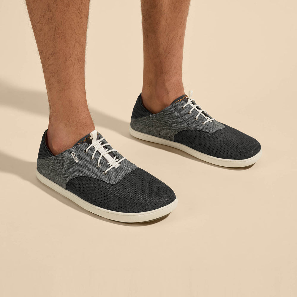 Nohea Moku Men's Boat Shoes - Dark Shadow | OluKai Men