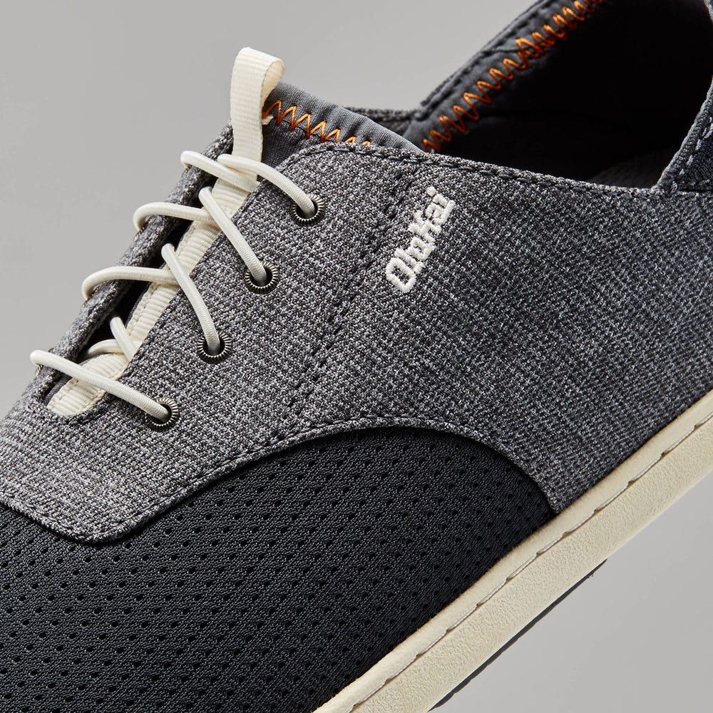 Nohea Moku Men's Boat Shoes - Dark Shadow | OluKai Men