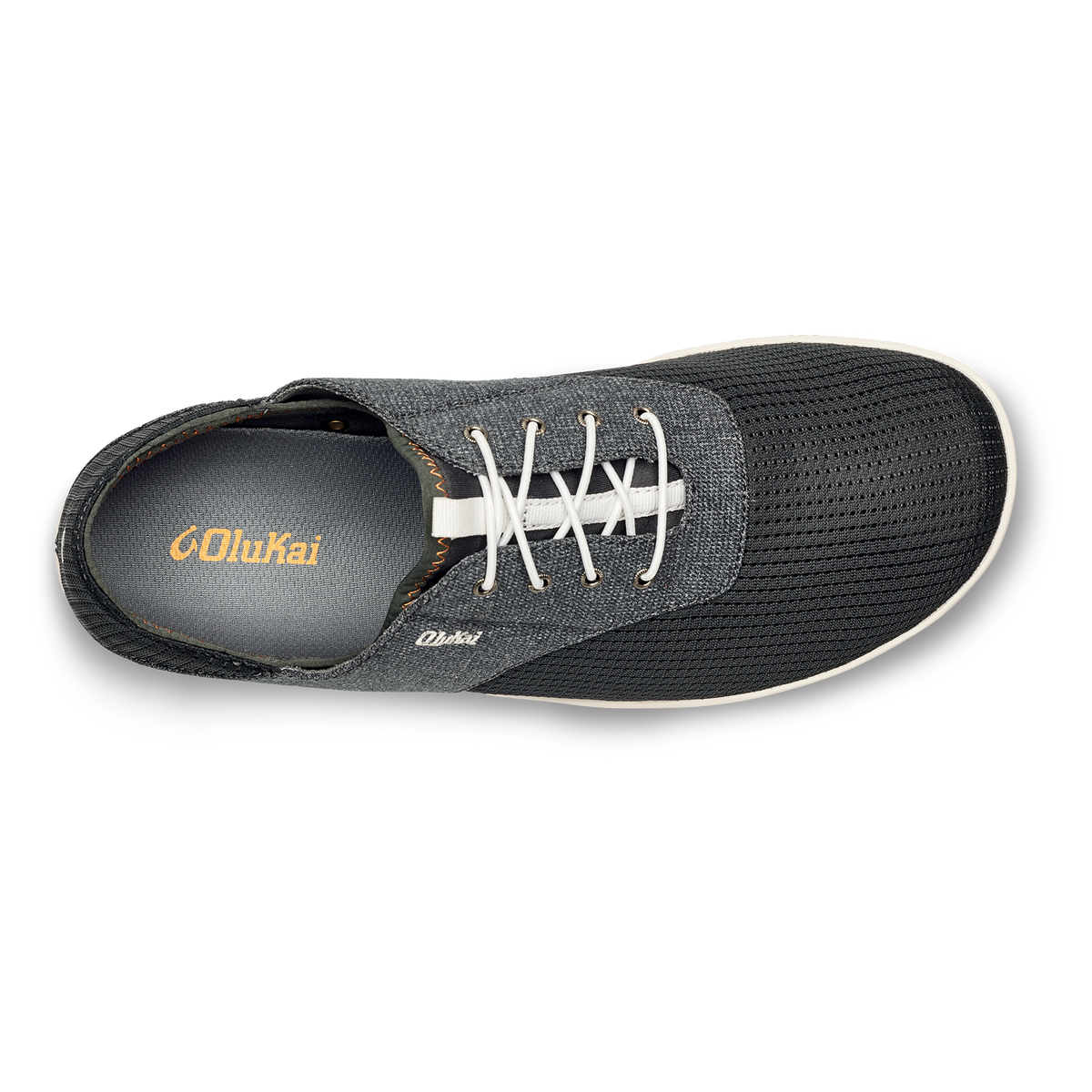 Nohea Moku Men's Boat Shoes - Dark Shadow | OluKai Men