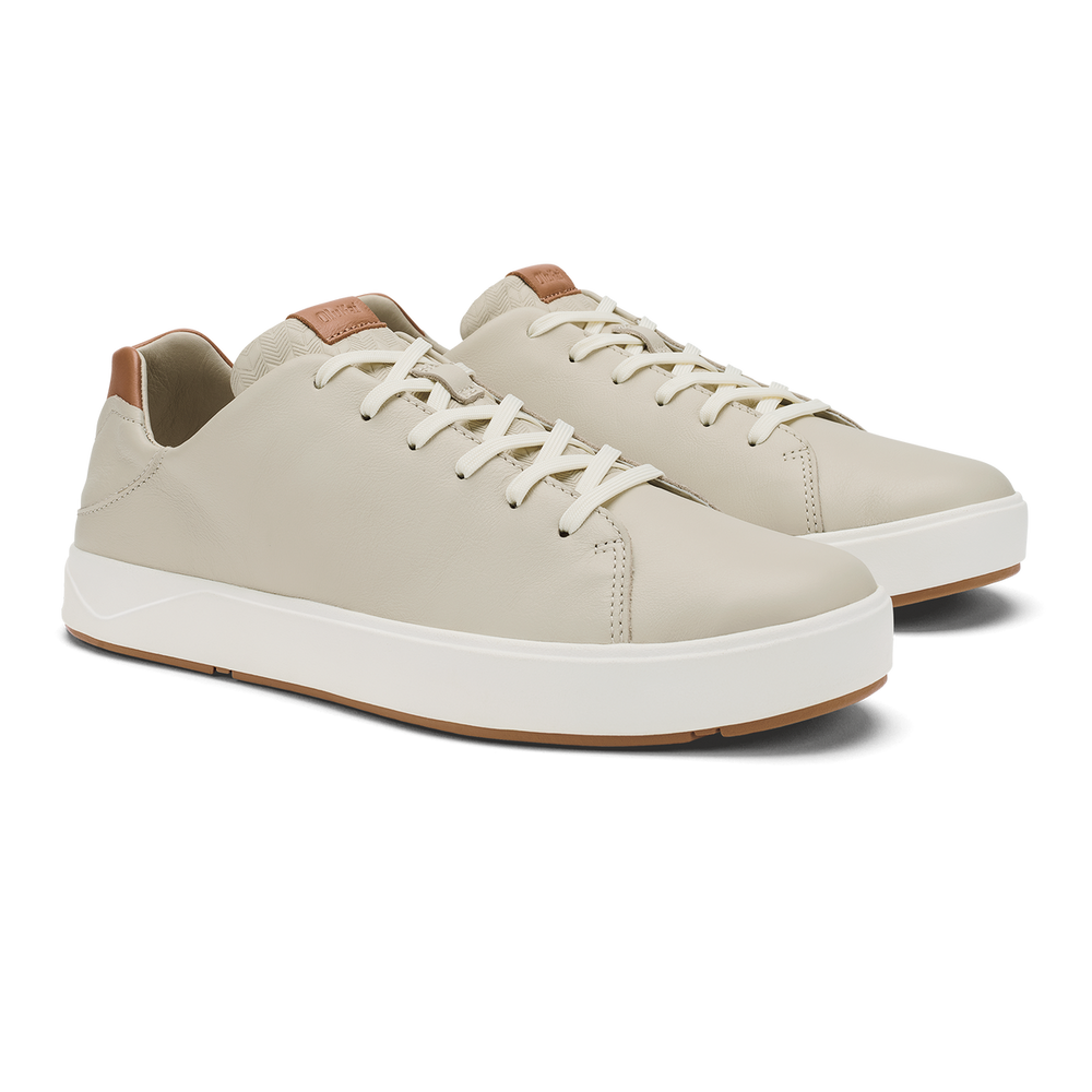 Lae‘ahi Lī ‘Ili Men's Leather Sneakers - Tapa | OluKai Men