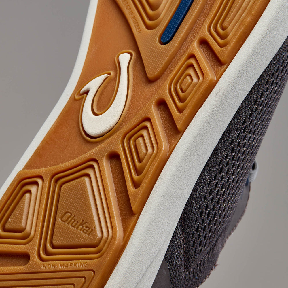 Moku Pae Men's Boat Shoes - Pavement / Vintage Blue | OluKai Men