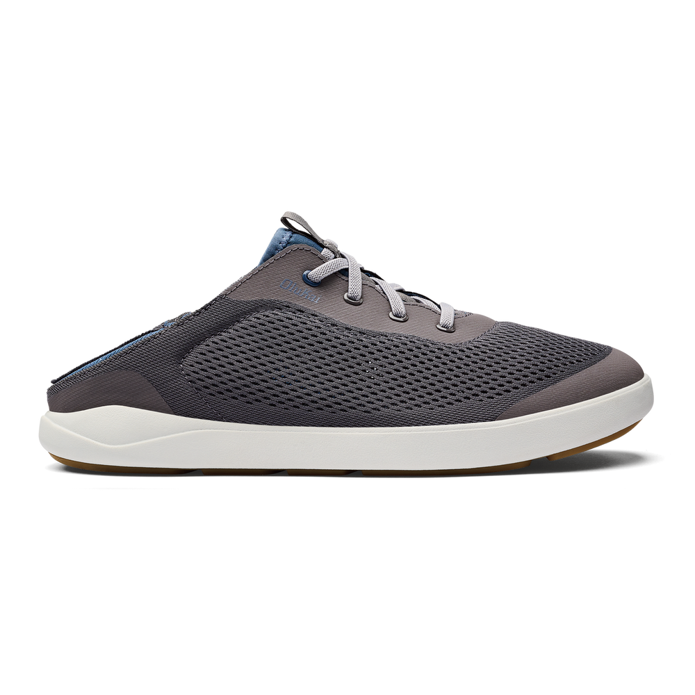 Moku Pae Men's Boat Shoes - Pavement / Vintage Blue | OluKai Men