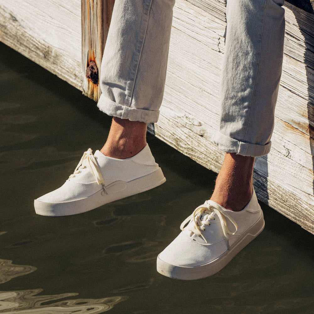 Tradewind Men’s Breathable Sneakers - Off White | OluKai Men
