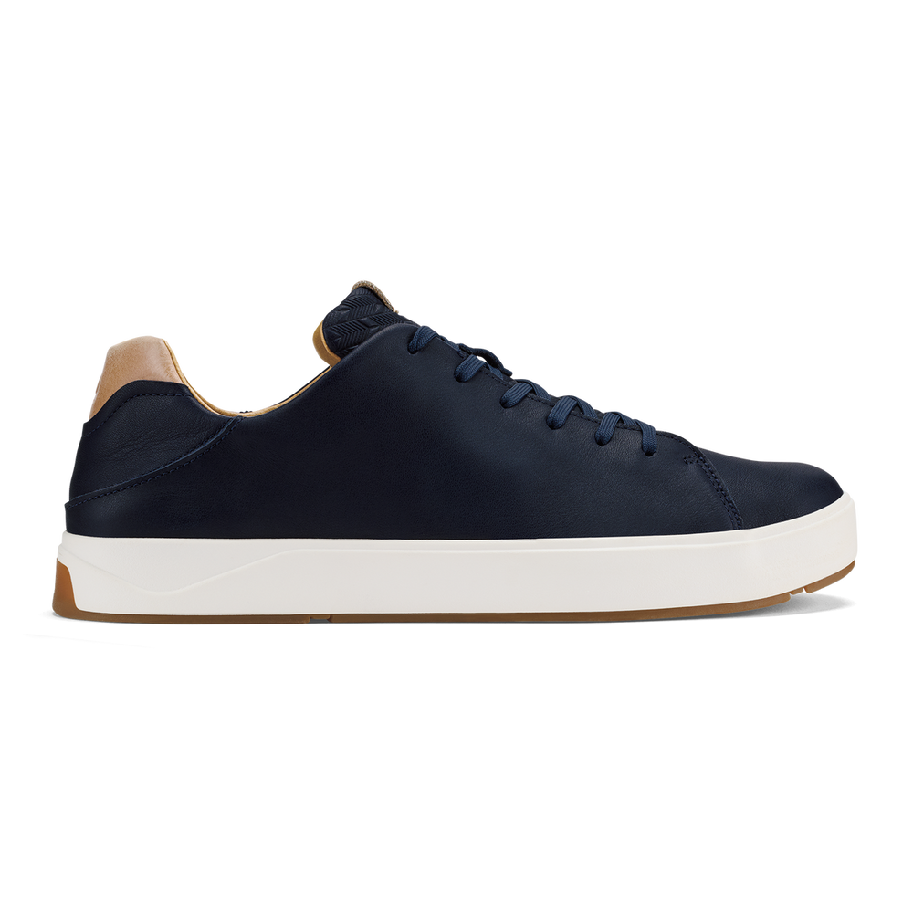 Lae‘ahi Lī ‘Ili Men's Leather Sneakers - Trench Blue | OluKai Men