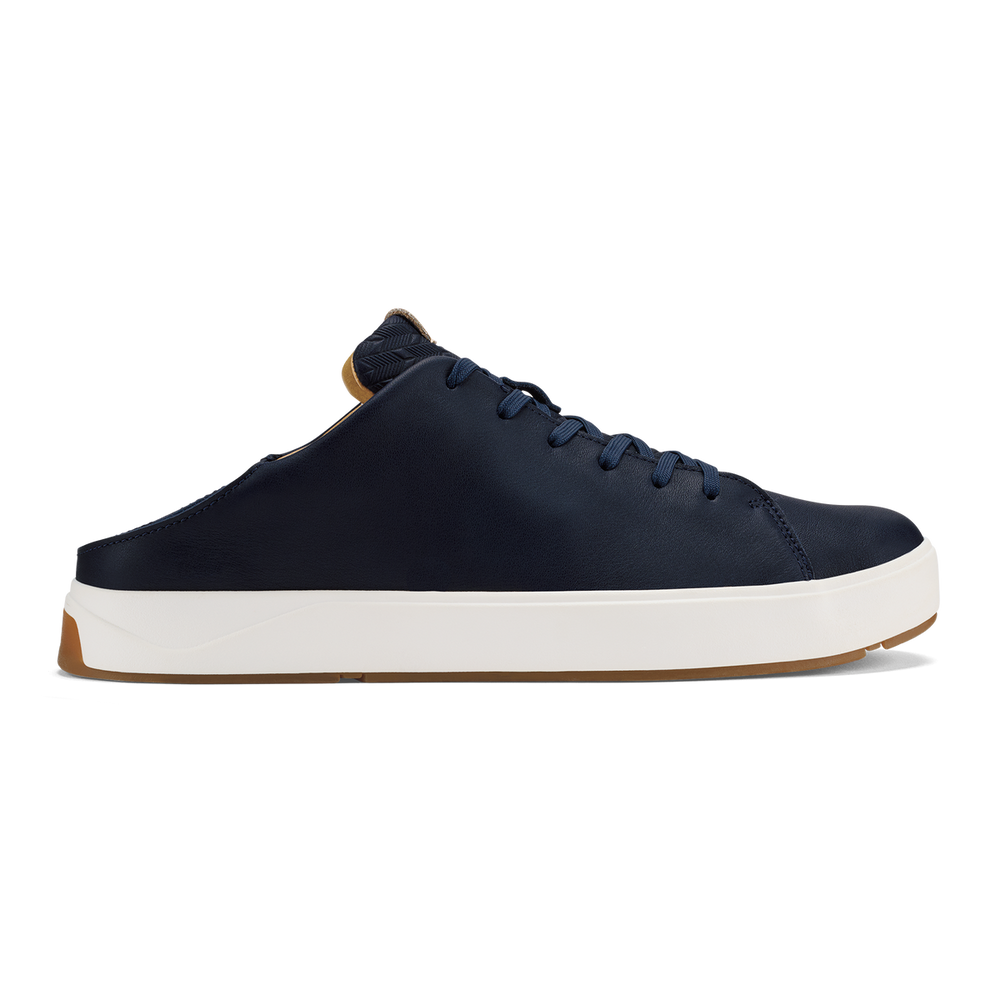 Lae‘ahi Lī ‘Ili Men's Leather Sneakers - Trench Blue | OluKai Men