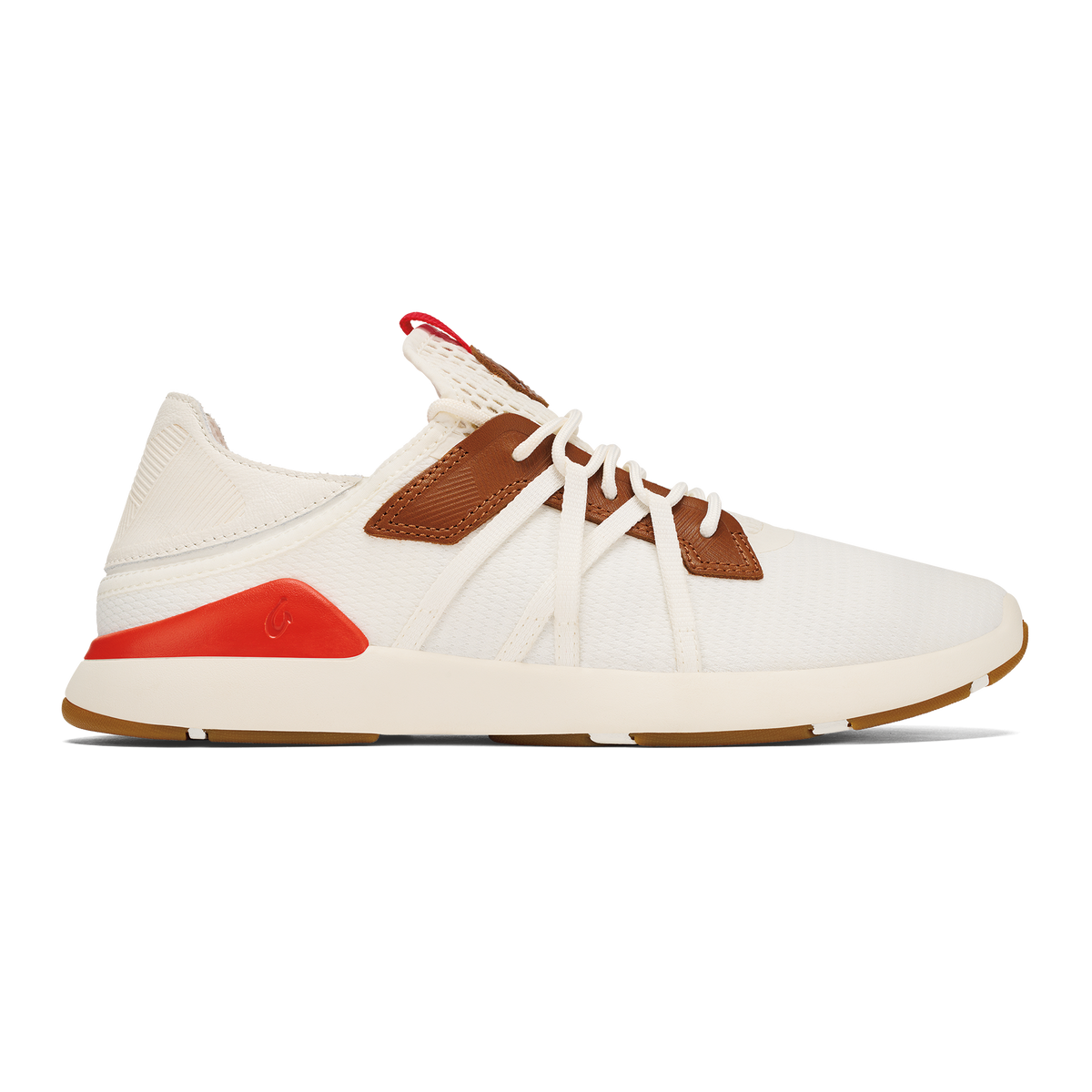 Mio Lī Men's Athletic Shoes - Bright White / Red Lava | OluKai Men