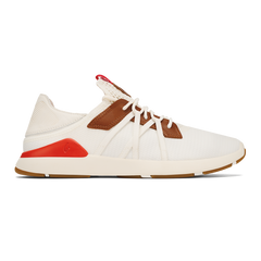 Mio Lī Men's Athletic Shoes - Bright White / Red Lava | OluKai Men
