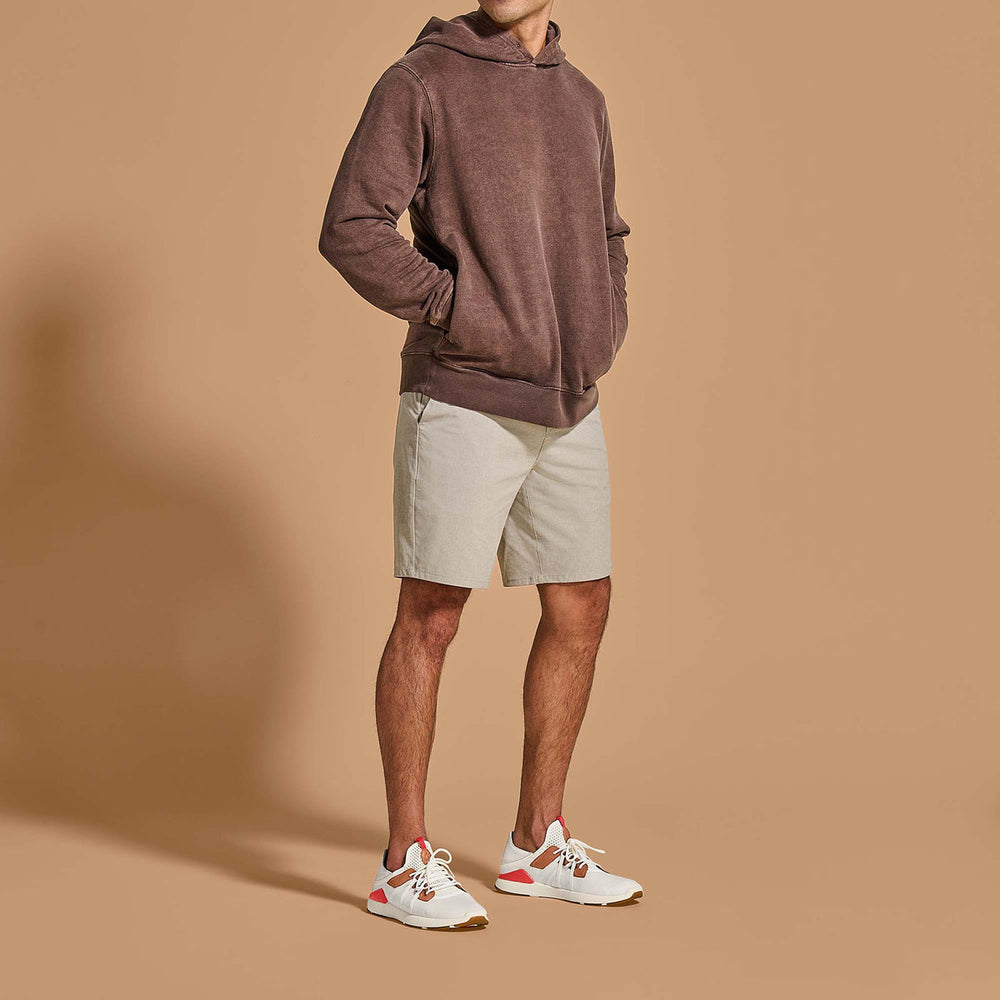 Mio Lī Men's Athletic Shoes - Bright White / Red Lava | OluKai Men