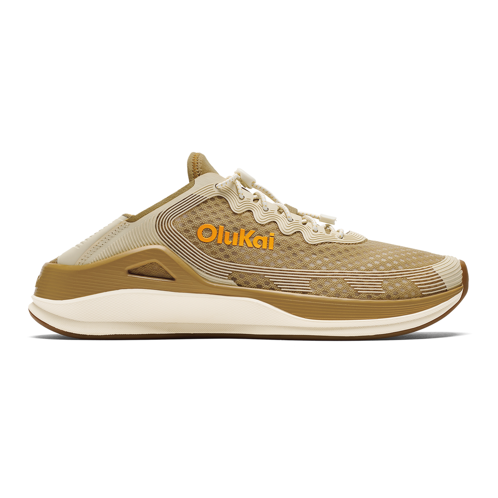 ‘Ahi Men’s Water Boat Shoes - Tan / Tapa | OluKai Men