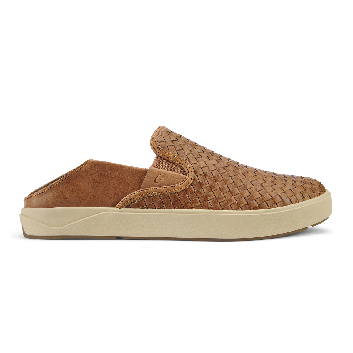 Lae‘ahi Lauhala Men's Leather Slip-On Sneakers - Fox | OluKai Men