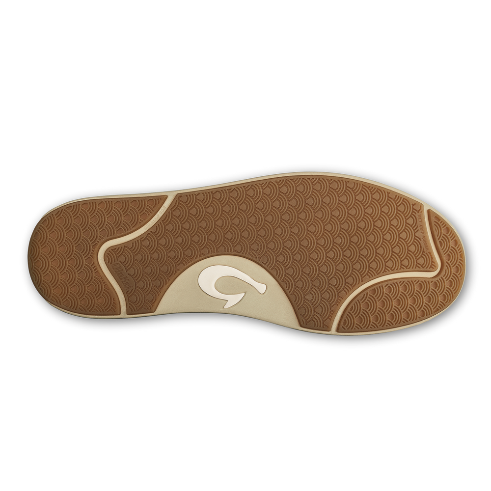 Lae‘ahi Lauhala Men's Leather Slip-On Sneakers - Fox | OluKai Men