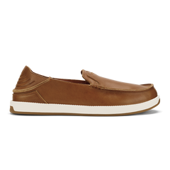 Kākaha Nia Men‘s Leather Slip-On Shoes - Fox | OluKai Men