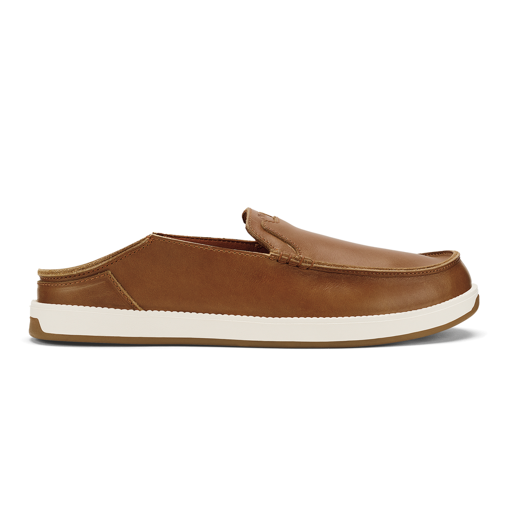 Kākaha Nia Men‘s Leather Slip-On Shoes - Fox | OluKai Men