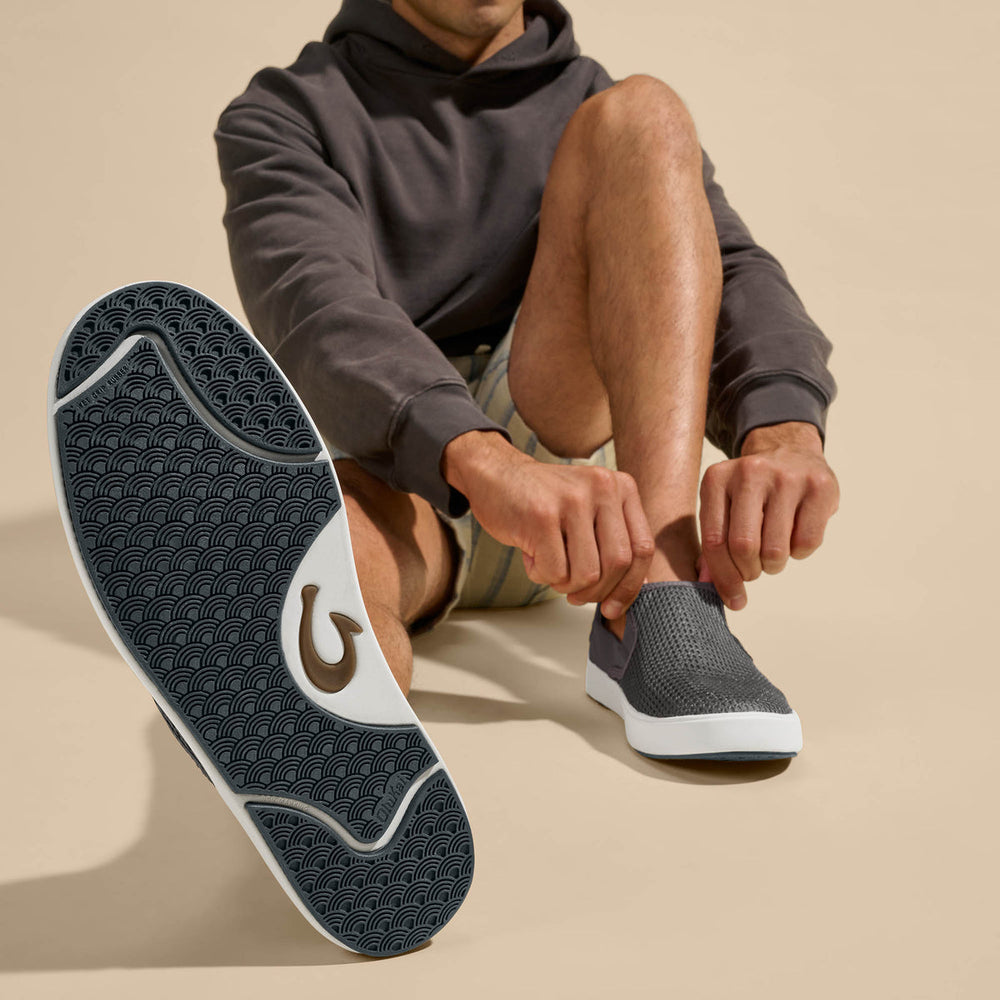 Lae‘ahi Men's Slip-On Sneakers - Pavement | OluKai Men
